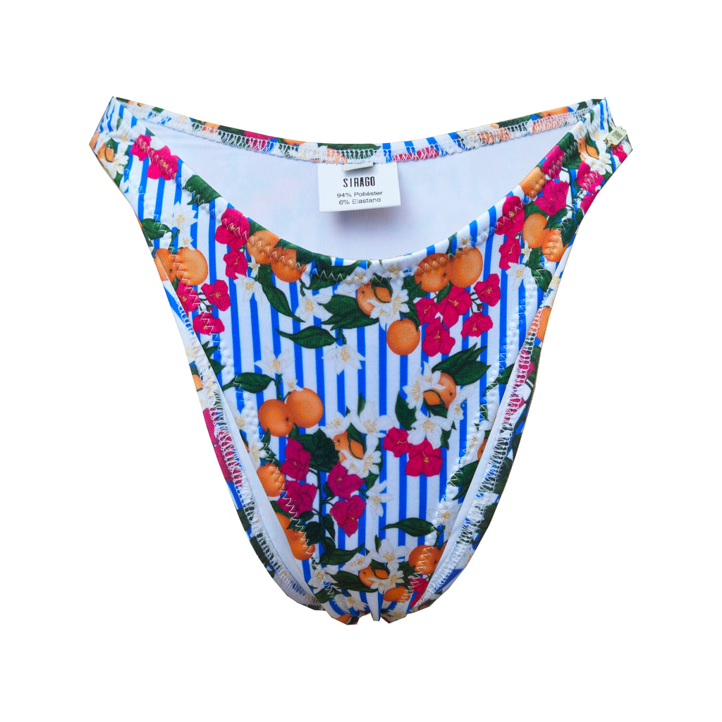 Braguita de bikini corte en V estampado Egeo