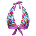 Top bikini Halter combinado