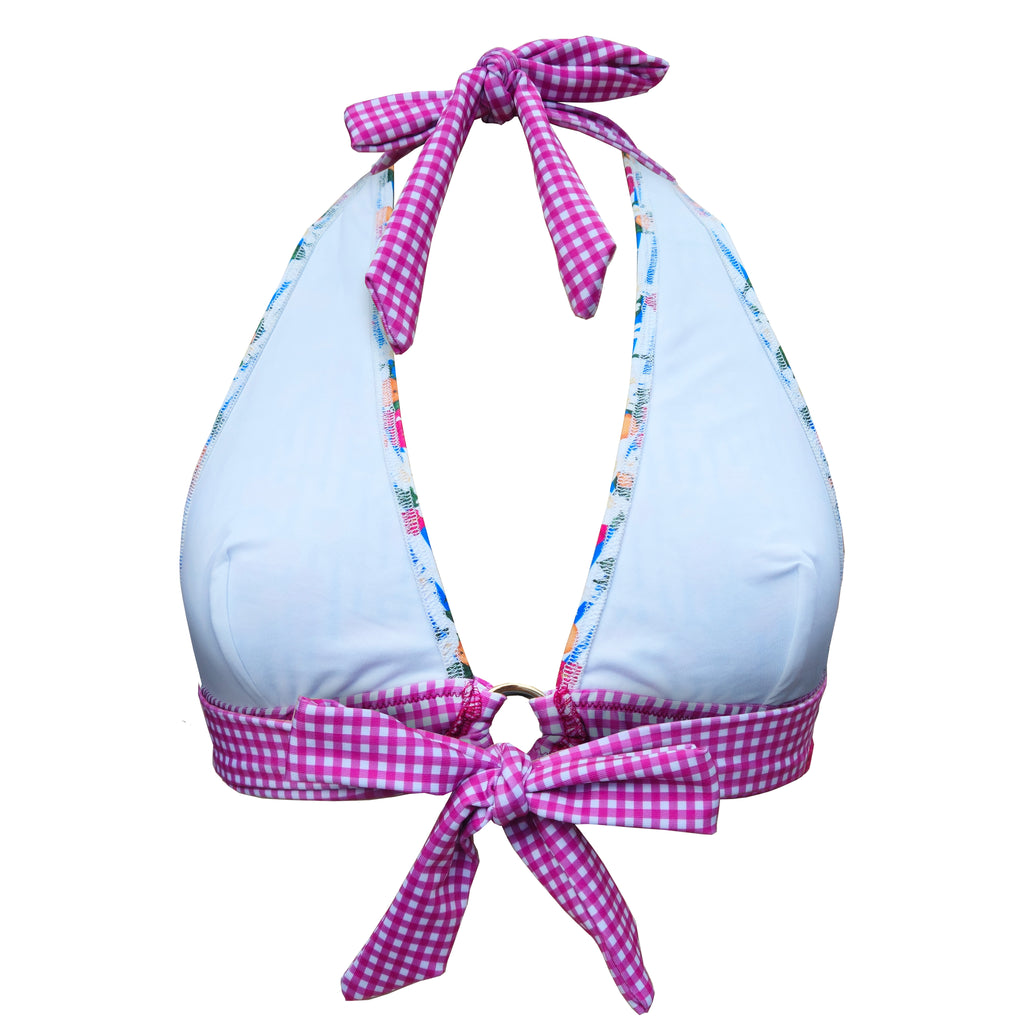 Top bikini Halter combinado