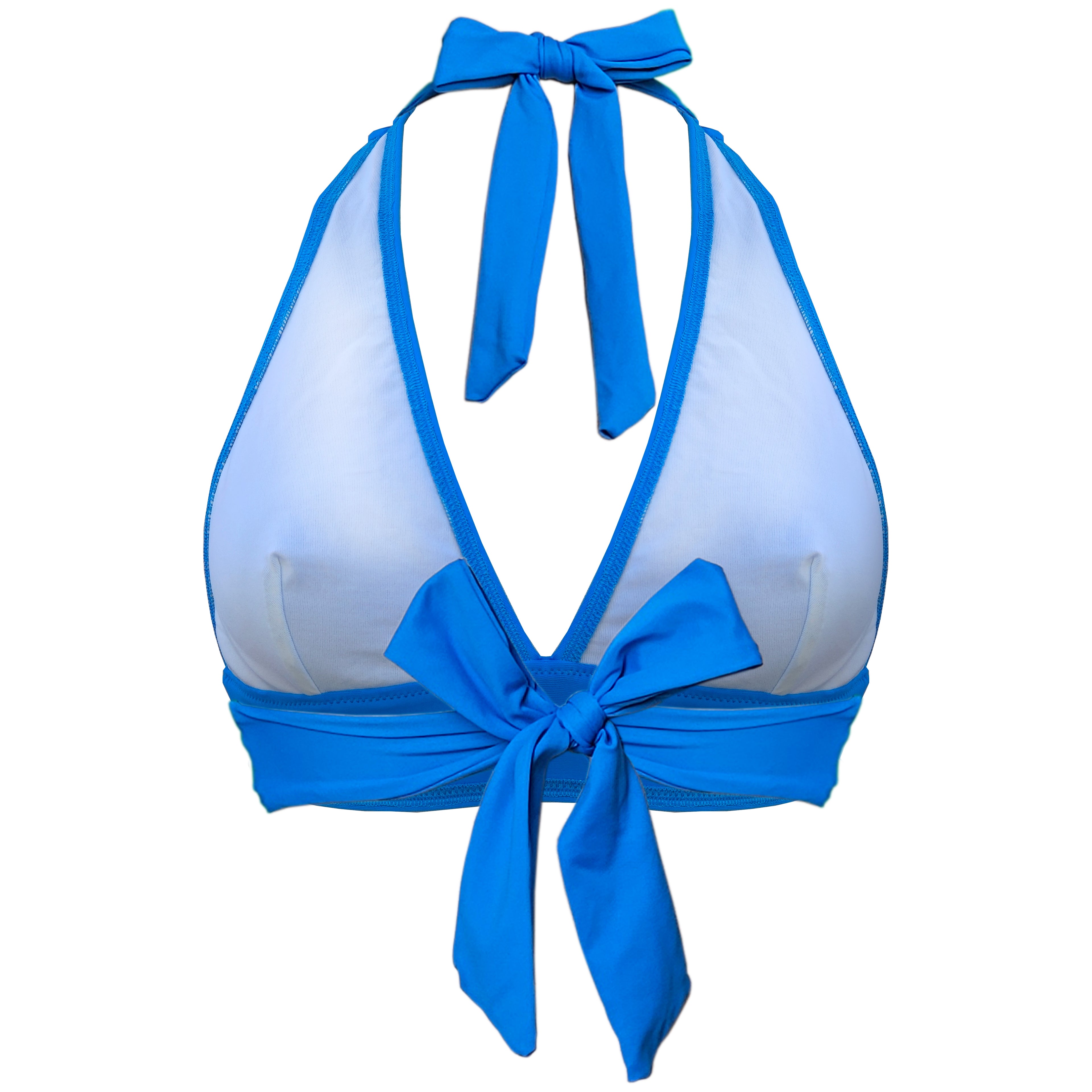 Top bikini halter azul ibiza