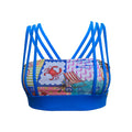 Top de bikini deportivo con tirantes cruzados