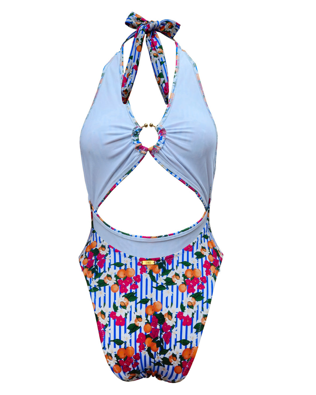 Bañador halter con cut-outs